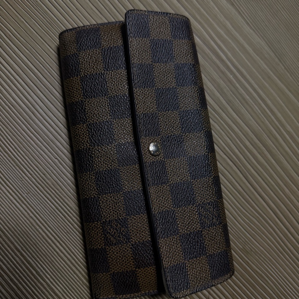 Louis Vuitton Brown Checkered Wallet